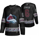 Camiseta Colorado Avalanche Erik Johnson Breakaway Negro Camiseta Colorado Avalanche Erik Johnson Breakaway Negro