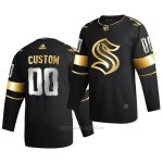 Camiseta Hockey Seattle Kraken Personalizada Golden Edition Limited Autentico 2020-21 Negro Camiseta Hockey Seattle Kraken Personalizada Golden Edition Limited Autentico 2020-21 Negro
