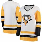 Camiseta Hockey Mujer Pittsburgh Penguins Segunda Breakaway Blanco Camiseta Hockey Mujer Pittsburgh Penguins Segunda Breakaway Blanco