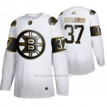 Camiseta Hockey Boston Bruins Patrice Bergeron Golden Edition Limited Blanco Camiseta Hockey Boston Bruins Patrice Bergeron Golden Edition Limited Blanco