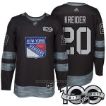 Camiseta Hockey Hombre New York Rangers 20 Chris Kreider 2017 Centennial Limited Negro Camiseta Hockey Hombre New York Rangers 20 Chris Kreider 2017 Centennial Limited Negro