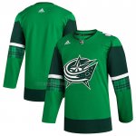 Camiseta Hockey Columbus Blue Jackets 2023 St. Patrick's Day Autentico Verde Camiseta Hockey Columbus Blue Jackets 2023 St. Patrick's Day Autentico Verde