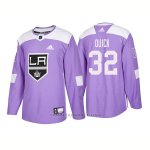 Camiseta Hockey Hombre Autentico Los Angeles Kings 32 Jonathan Quick Hockey Fights Cancer 2018 Violeta Camiseta Hockey Hombre Autentico Los Angeles Kings 32 Jonathan Quick Hockey Fights Cancer 2018 Violeta