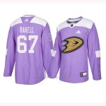 Camiseta Hockey Hombre Anaheim Ducks 67 Rickard Rakell Violeta Camiseta Hockey Hombre Anaheim Ducks 67 Rickard Rakell Violeta