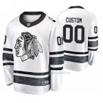 Camiseta Chicago Blackhawks Personalizada 2019 All Star Blanco Camiseta Chicago Blackhawks Personalizada 2019 All Star Blanco