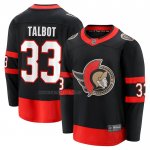 Camiseta Hockey Ottawa Senators Cam Talbot Primera Breakaway Negro Camiseta Hockey Ottawa Senators Cam Talbot Primera Breakaway Negro