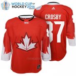 Camiseta Hockey Nino Canada 87 Sidney Crosby 2016 World Cup Rojo Camiseta Hockey Nino Canada 87 Sidney Crosby 2016 World Cup Rojo