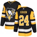 Camiseta Hockey Pittsburgh Penguins 24 Dominik Kahun Primera Autentico Negro Camiseta Hockey Pittsburgh Penguins 24 Dominik Kahun Primera Autentico Negro