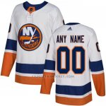 Camiseta Hockey Hombre New York Islanders Segunda Personalizada Blanco Camiseta Hockey Hombre New York Islanders Segunda Personalizada Blanco