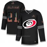 Camiseta Hockey Carolina Hurricanes Lee Stempniak 2020 USA Flag Negro Camiseta Hockey Carolina Hurricanes Lee Stempniak 2020 USA Flag Negro