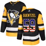 Camiseta Hockey Hombre Pittsburgh Penguins 59 Guentzel Negro Camiseta Hockey Hombre Pittsburgh Penguins 59 Guentzel Negro
