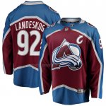 Camiseta Hockey Colorado Avalanche Gabriel Landeskog Captain Patch Primera Breakaway Rojo Camiseta Hockey Colorado Avalanche Gabriel Landeskog Captain Patch Primera Breakaway Rojo