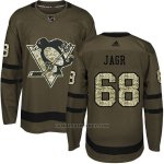 Camiseta Hockey Hombre Pittsburgh Penguins 68 Jaromir Jagr Salute To Service 2018 Verde Camiseta Hockey Hombre Pittsburgh Penguins 68 Jaromir Jagr Salute To Service 2018 Verde