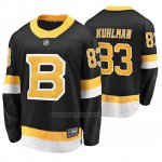 Camiseta Hockey Boston Bruins Karson Kuhlman Alternato Premier Breakaway Negro Camiseta Hockey Boston Bruins Karson Kuhlman Alternato Premier Breakaway Negro