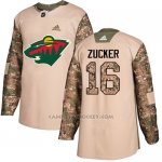 Camiseta Hockey Hombre Minnesota Wild 16 Jason Zucker Camo Autentico 2017 Veterans Day Stitched Camiseta Hockey Hombre Minnesota Wild 16 Jason Zucker Camo Autentico 2017 Veterans Day Stitched