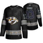 Camiseta Nashville Predators Nick Bonino Breakaway Negro Camiseta Nashville Predators Nick Bonino Breakaway Negro