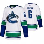 Camiseta Hockey Vancouver Canucks 6 Brock Boeser 2019-20 Segunda Autentico Blanco Camiseta Hockey Vancouver Canucks 6 Brock Boeser 2019-20 Segunda Autentico Blanco
