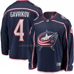 Camiseta Hockey Columbus Blue Jackets Vladislav Gavrikov Primera Breakaway Azul Camiseta Hockey Columbus Blue Jackets Vladislav Gavrikov Primera Breakaway Azul