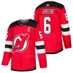Camiseta Hockey Hombre Autentico New Jersey Devils 6 Andy Greene Home 2018 Rojo Camiseta Hockey Hombre Autentico New Jersey Devils 6 Andy Greene Home 2018 Rojo
