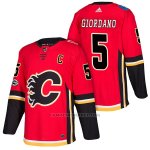 Camiseta Hockey Hombre Autentico Calgary Flames 5 Mark Giordano Home 2018 Rojo Camiseta Hockey Hombre Autentico Calgary Flames 5 Mark Giordano Home 2018 Rojo