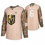 Camiseta Hockey Vegas Golden Knights Colin Miller Veterans Day Camuflaje Camiseta Hockey Vegas Golden Knights Colin Miller Veterans Day Camuflaje