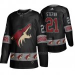 Camiseta Arizona Coyotes Derek Stepan Breakaway Negro Camiseta Arizona Coyotes Derek Stepan Breakaway Negro