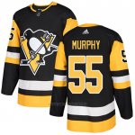 Camiseta Hockey Pittsburgh Penguins 55 Larry Murphy Primera Autentico Negro Camiseta Hockey Pittsburgh Penguins 55 Larry Murphy Primera Autentico Negro