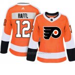 Camiseta Mujer Flyers 12 Michael Raffl Adizero Jugador Home Naranja Camiseta Mujer Flyers 12 Michael Raffl Adizero Jugador Home Naranja