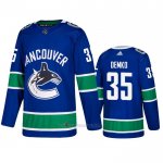 Camiseta Hockey Vancouver Canucks Thatcher Demko Primera Azul Camiseta Hockey Vancouver Canucks Thatcher Demko Primera Azul