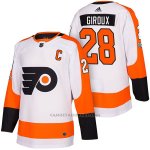 Camiseta Hockey Hombre Autentico Philadelphia Flyers 28 Claude Giroux Away 2018 Blanco Camiseta Hockey Hombre Autentico Philadelphia Flyers 28 Claude Giroux Away 2018 Blanco