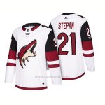 Camiseta Hockey Hombre Arizona Coyotes Derek Stepan 21 2018 Season Centennial Patch Team Road Blanco Camiseta Hockey Hombre Arizona Coyotes Derek Stepan 21 2018 Season Centennial Patch Team Road Blanco