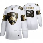 Camiseta Hockey Florida Panthers Mike Hoffman Golden Edition Autentico Blanco Camiseta Hockey Florida Panthers Mike Hoffman Golden Edition Autentico Blanco