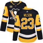 Camiseta Hockey Mujer Pittsburgh Penguins 23 Scott Wilson Negro 50 Anniversary Home Premier Camiseta Hockey Mujer Pittsburgh Penguins 23 Scott Wilson Negro 50 Anniversary Home Premier