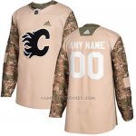 Camiseta Hockey Hombre Calgary Flames Camo Autentico 2017 Veterans Day Stitched Personalizada Camiseta Hockey Hombre Calgary Flames Camo Autentico 2017 Veterans Day Stitched Personalizada