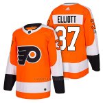 Camiseta Hockey Hombre Autentico Philadelphia Flyers 37 Brian Elliott Home 2018 Naranja Camiseta Hockey Hombre Autentico Philadelphia Flyers 37 Brian Elliott Home 2018 Naranja