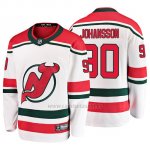 Camiseta New Jersey Devils Marcus Johansson Alternato Breakaway Blanco Camiseta New Jersey Devils Marcus Johansson Alternato Breakaway Blanco