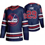 Camiseta Hockey Winnipeg Jets Patrik Laine 2019 Heritage Classic Azul Camiseta Hockey Winnipeg Jets Patrik Laine 2019 Heritage Classic Azul