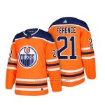 Camiseta Hockey Hombre Edmonton Oilers 21 Andrew Ference 2018 Naranja Camiseta Hockey Hombre Edmonton Oilers 21 Andrew Ference 2018 Naranja