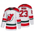 Camiseta New Jersey Devils Stefan Noesen Alternato Autentico Blanco Camiseta New Jersey Devils Stefan Noesen Alternato Autentico Blanco