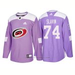 Camiseta Hockey Hombre Autentico Carolina Hurricanes 74 Jaccob Slavin Hockey Fights Cancer 2018 Violeta Camiseta Hockey Hombre Autentico Carolina Hurricanes 74 Jaccob Slavin Hockey Fights Cancer 2018 Violeta