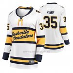 Camiseta Hockey Mujer Nashville Predators Pekka Rinne Breakaway Jugador 2020 Winter Classic Blanco Camiseta Hockey Mujer Nashville Predators Pekka Rinne Breakaway Jugador 2020 Winter Classic Blanco