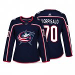Camiseta Hockey Mujer Columbus Blue Jackets 70 Joonas Korpisalo Azul Autentico Jugador Camiseta Hockey Mujer Columbus Blue Jackets 70 Joonas Korpisalo Azul Autentico Jugador