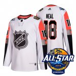 Camiseta Hockey Hombre Vegas Golden Knights 18 James Blanco 2018 All Star Autentico Camiseta Hockey Hombre Vegas Golden Knights 18 James Blanco 2018 All Star Autentico