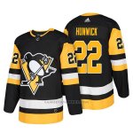 Camiseta Hockey Hombre Autentico Pittsburgh Penguins 22 Matt Hunwick Home 2018 Negro Camiseta Hockey Hombre Autentico Pittsburgh Penguins 22 Matt Hunwick Home 2018 Negro