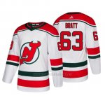Camiseta New Jersey Devils Jesper Bratt Alternato Autentico Blanco Camiseta New Jersey Devils Jesper Bratt Alternato Autentico Blanco