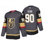 Camiseta Golden Knights Tomas Tatar Home Autentico Jugador Gris Camiseta Golden Knights Tomas Tatar Home Autentico Jugador Gris