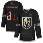 Camiseta Hockey Vegas Golden Knights Jonathan Marchessault 2020 USA Flag Negro Camiseta Hockey Vegas Golden Knights Jonathan Marchessault 2020 USA Flag Negro