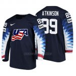 Camiseta USA Team Cam Atkinson 2018 Iihf Men World Championship Jugador Negro Camiseta USA Team Cam Atkinson 2018 Iihf Men World Championship Jugador Negro
