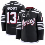 Camiseta Hockey New Jersey Devils Nico Hischier Alterno Negro Camiseta Hockey New Jersey Devils Nico Hischier Alterno Negro