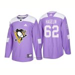 Camiseta Hockey Hombre Autentico Pittsburgh Penguins 62 Carl Hagelin Hockey Fights Cancer 2018 Violeta Camiseta Hockey Hombre Autentico Pittsburgh Penguins 62 Carl Hagelin Hockey Fights Cancer 2018 Violeta